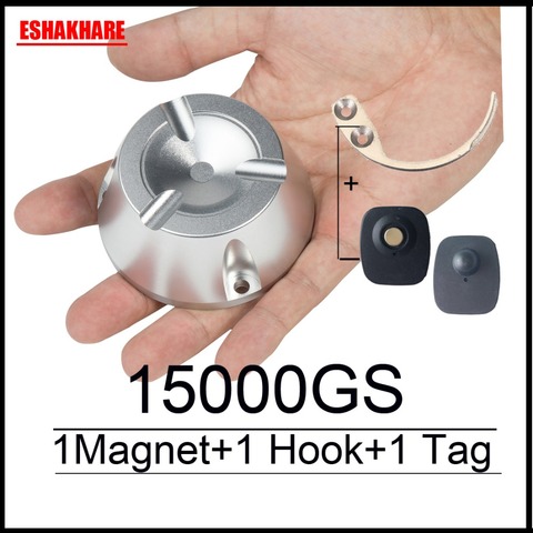 super magnet detacher eas 15000GS universal security tag remover 1 piece1 key hook detacher for 58Khz eas sytems ► Photo 1/6