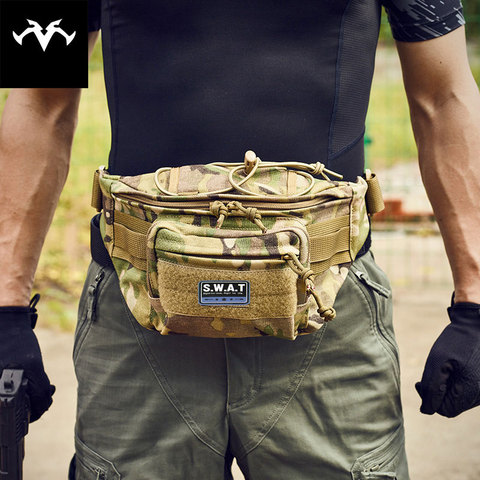 Outdoor Sports leisure Waterproof Tactical Waist Bag Utility Magazine Pouch riding pockets phone camera bags hunting bags ► Photo 1/6