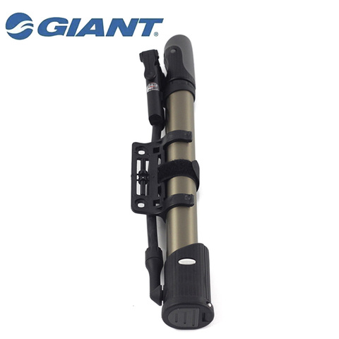 GIANT Portable Mini Collapsible Bicycle Pump Schrader Valve and Presta Valve compatible Incidental Pressure gauge ► Photo 1/6