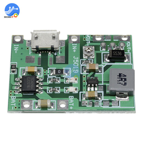 BMS Lithium Li-ion 18650 3.7V 4.2V Battery Charger Board USB DC-DC Step Up Boost Module for Power Bank Battery Charger ► Photo 1/6