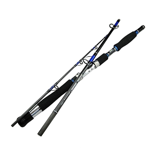 1.8m 1.95m 2.1m 2.28m Carbon Jigging Rod spinning Boat trolling fishing rod XH action 3 sections lure 70-250g hard power pole ► Photo 1/6