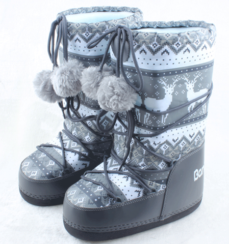 Women Snow Boots Space Deer Dropshipping 2022 With Fur Casual Ladies Work Safety Shoes ► Photo 1/5