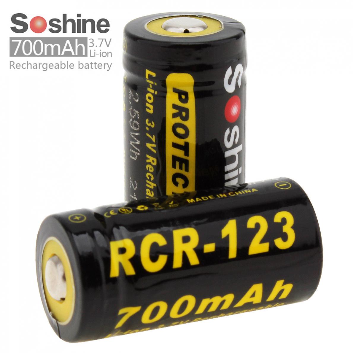 silke træk uld over øjnene effektivt 5 Pairs Soshine Li-ion RCR 123 3.7V 16340 700mAh Protected Rechargeable  Lithium Battery with Battery Case - Price history & Review | AliExpress  Seller - DiGiWay Store | Alitools.io