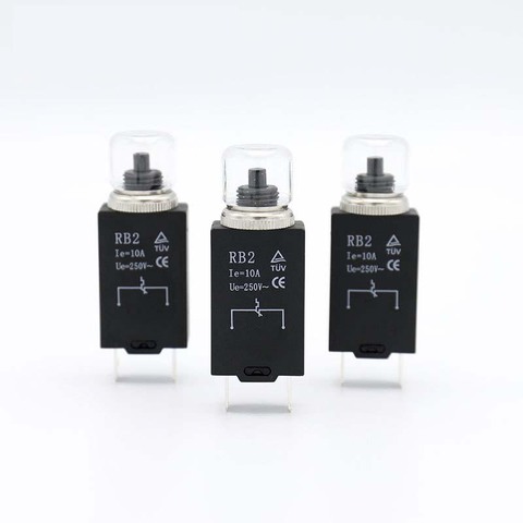 2Pcs KEDU RB2 Equipment Circuit Breaker Thermal Protection Switch for Overload Short Circuit Protection of Motors Transformers ► Photo 1/1