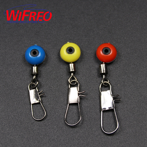 Wifreo 20PCS Space Beans Pole Floating Seat connector ocean boat fishing pins swivel safty pin lure ► Photo 1/3