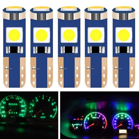 Car LED T5 3 SMD 3030 LED W3w Wedge Instrument Panel Speedometer