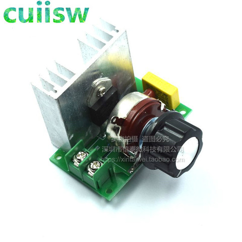 220V 4000W SCR Electric Voltage Speed Controller Regulator Switch Module Free Shipping&Wholesale ► Photo 1/3