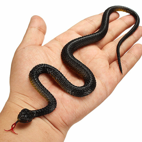 25cm Realistic Plastic Tricky Toy Fake Snakes Garden Props Joke Prank Halloween Horror Toys for Adults PP Plastic Snake Toys ► Photo 1/6