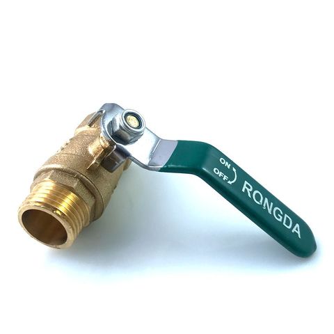 1/2'' Brass Ball Valve Male to Female Water Gas Oil  With Lever Handle Copper Plumbing Tap ► Photo 1/6