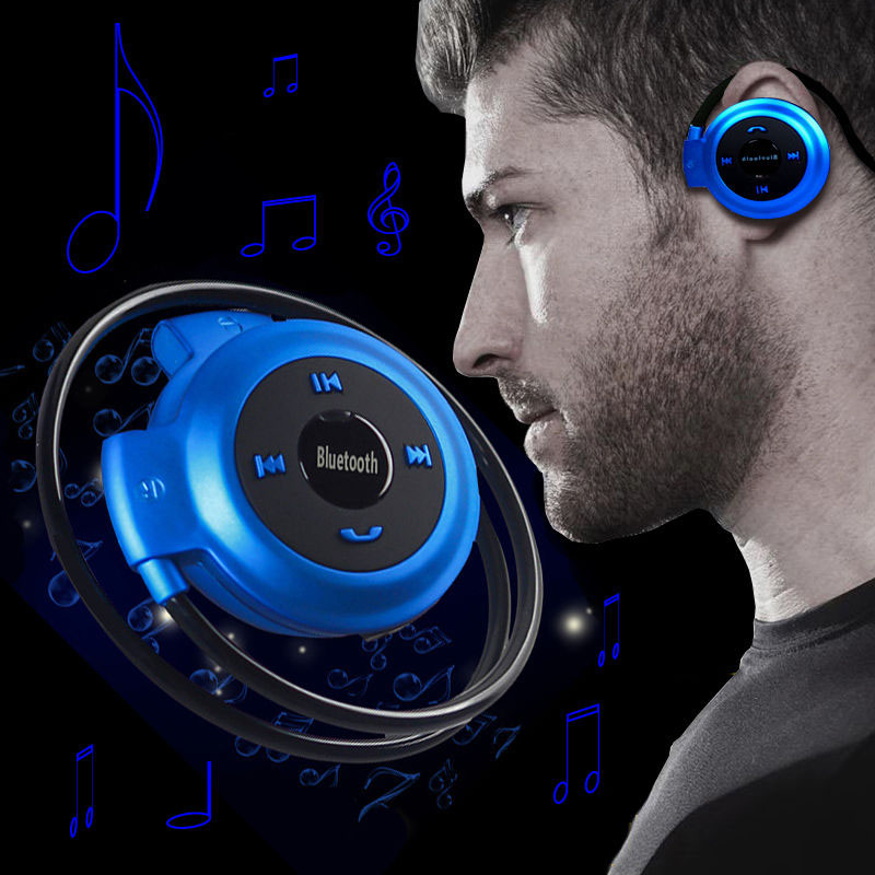 10m Wireless Running Sports Hanging Bluetooth 4.0 Headphones Headset Stereo Earphone MP3 Music Rechargeable Ear Phones FM Radio ► Photo 1/6