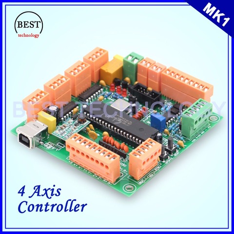4 Axis USB CNC Controller CNC USB Interface Board USB CNC 2.1 MK1 MACH3 Upgrading Control Board ► Photo 1/6