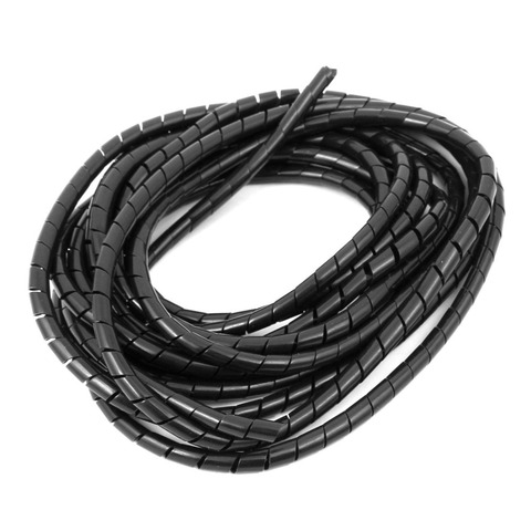 UXCELL 4mm Inner Diameter Spiral Wire Organizer Wrap Tube Flexible Manage Cord for Harnessing Multiple Cables ► Photo 1/4