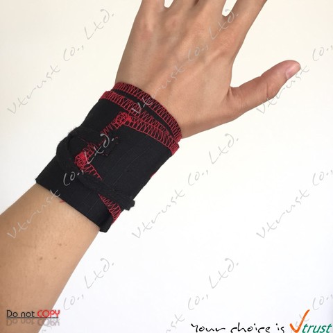 1 pair cotton ripstop fabric Weight Lifting Wrist Support, Wrist Wrap, strength wrap ► Photo 1/6
