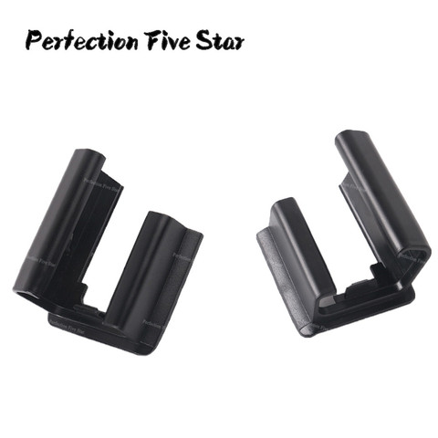 Front Seat Guide Rail Track End Plate Cover End Cap Trim Black For A4 A5 A6 A7 TT CC 4F0 881 347/348 8E0 881 347E/348 E ► Photo 1/6
