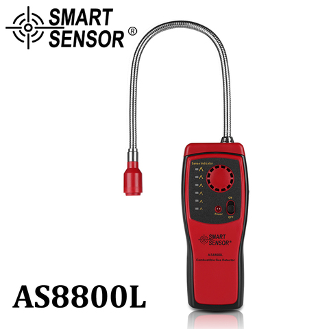 Gas Analyzer Combustible gas detector port flammable natural gas Leak Location Determine meter Tester Sound Light Alarm AS8800L ► Photo 1/6