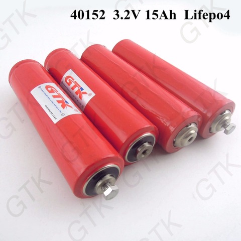 4pcs lifepo4 40152 3.2v 15Ah lithium batteries 50A high discharge 30A not 38120 for 12v 15ah diy Battery pack power tools ebike ► Photo 1/4