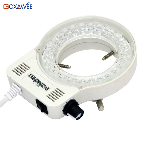 100V 220V 60000LM Adjustable Microscope LED Ring Light Illuminator Lamp For STEREO Microscope Excellent Circle Light EU plug ► Photo 1/2