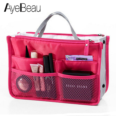 Toilet Make Up Makeup Cosmetic Bag Purse Organizer Beauty Necessaries Necessaire For Women Vanity Toiletry Kit Travel Case Pouch ► Photo 1/6