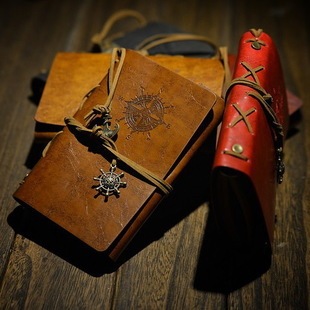 New Diary Book NoteBook Vintage Pirate Note Book Replaceable Traveler Notepad book Leather Cover Blank Notebook Journal Diary ► Photo 1/4