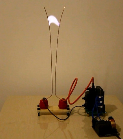 High Voltage Arc Jacob Ladder Experiment DIY Experiment Kit Tesla coil physical experiment geek toy ZVS 24V 200W Power Supply ► Photo 1/6