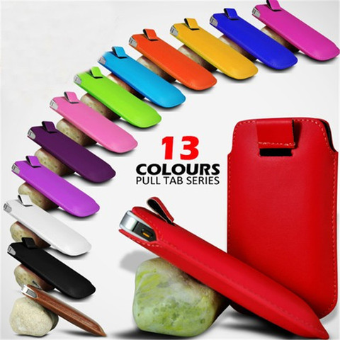 New Tab Push & Pull PU Leather Case  For Apple iPhone 4 4s 5C 5S Xiaomi 2S Ultra Thin Phone Cover ► Photo 1/1