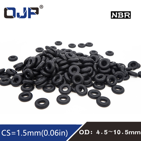 740pcs 1200pcs NBR Seal Ring Kit Thickness 1.5mm 2.4mm 3.1mm
