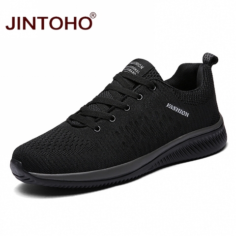 JINTOHO Unisex Breathable Men Running Shoes Outdoor Men Sneakers Cheap Men Sport Shoes Male Black Athletic Sneakers ► Photo 1/6