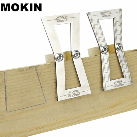 Dovetail Marker 1:5&1:6&1:7&1:8 Dovetail Gauge Guide Template For Hand Cut Wood Joints Slopes Scriber Marking Carpentry Tools ► Photo 1/6