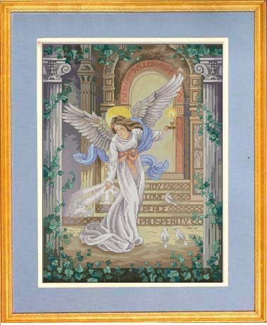 Top Quality Lovely Counted Cross Stitch Kit Millennium Angel Goddess and Dove Doves dim 3870 ► Photo 1/1