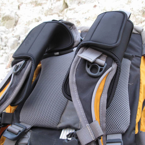 2pcs/lot Tactical Mountaineering Shoulder Strap Backpack Shockproof Sleeve Belt Pads Bag Accessories Loop Fasteners Travel Kit ► Photo 1/6