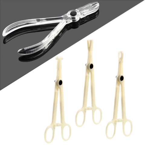 1PC Acrylic Professional Clamp Tools For Ear Lip Navel Nose Round Open Septum Piercing Forceps Pliers Permanent Body Jewelry ► Photo 1/6