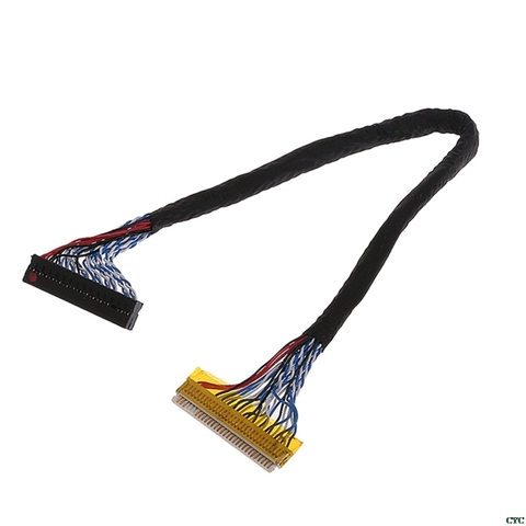 8 Bit LVDS Cable FIX-30 Pin 2ch For 17-26inch LCD/LED Panel Controller 25cm ► Photo 1/6