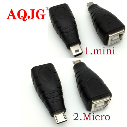 Mini Micro USB 5pin male to USB 2.0 B Type Female Printer Scanner Adapter connector M/F High quality usb 2.0 ► Photo 1/5