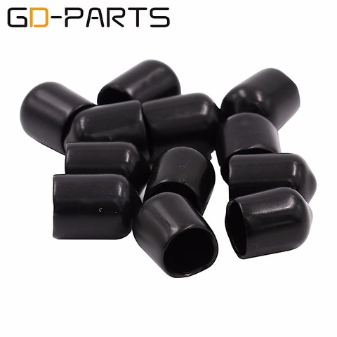 GD-PARTS 12PCS Black Silicon RCA Jack Protector Cover Dust Proof Caps for TV AMPLIFIER SPEAKER CD PLAYER ► Photo 1/3