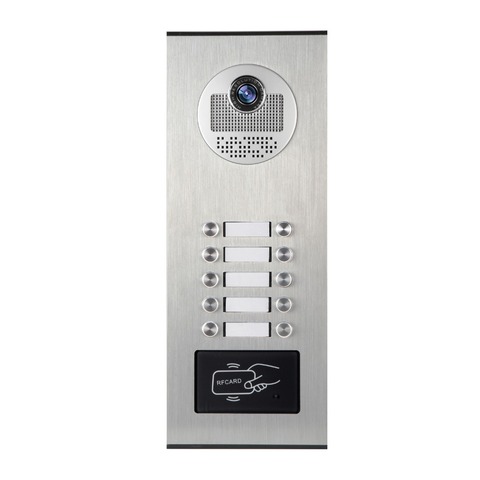 SmartYIBA Metal Case Waterproof Outdoor RFID Access Control Doorbell Intercom Camera For Apartment Video Intercom Door Phone KIT ► Photo 1/6