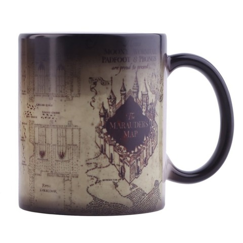 Creative Magical Color Changing Mug For Marauders Map Ceramic Cup Temperature Change Color Coffee Cup Drop shipping Living room ► Photo 1/6