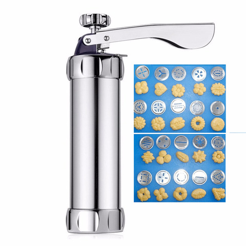 Cookie Maker Machine for Baking with 20 Stainless Steel Cookie