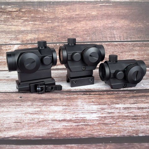 Hunting Optics Tactical Mini 1X22 Red Green Dot Sight 5 models brightness adjustment Riflescope Scope Reflex Lens ► Photo 1/6