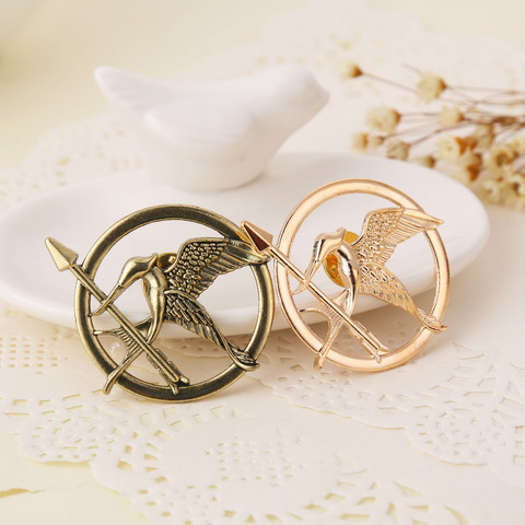 Fashion Trendy Jewelry The Hunger Games  2022 Popular Vintage Style Birds Brooches ► Photo 1/6
