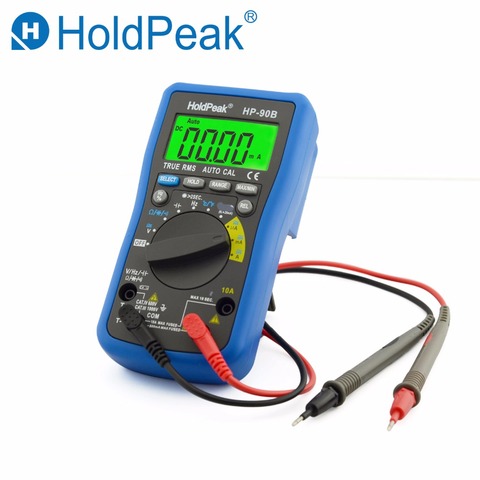 Multimerto HoldPeak HP-90B True RMS Digital Multimeter Auto Range Max/Min AVO Meter with Ohm Volt Amp and Diode Voltage Tester ► Photo 1/6
