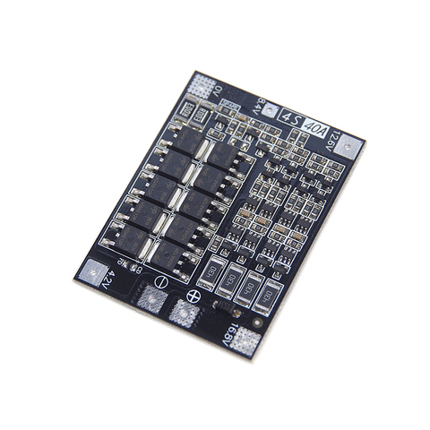 4S 14.8V 16.8V 18650 Lithium Battery Protection Board with Balance Start Drill 40A 4 Cell Packs BMS Lipo Li-ion Circuit Module ► Photo 1/2
