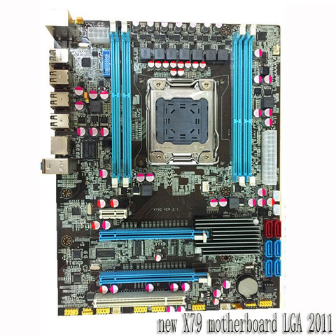 desktop motherboard new X79 motherboard 2011 pin compatible 8G memory mainboard free shipping ► Photo 1/3