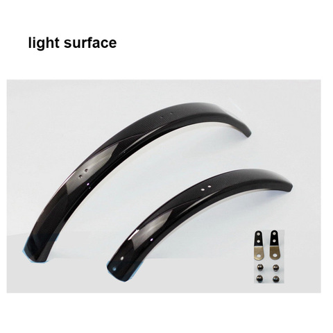 1set carbon fiber bicycle fender for Brompton bike front and rear mudguard fender ► Photo 1/1