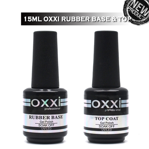 oxxi Latest 15ml Nail Rubber Base Coat Semi Permanant UV Gel Varnishes Primer for Nails Matte Top Coat Nail Art Base Top Gellak ► Photo 1/6