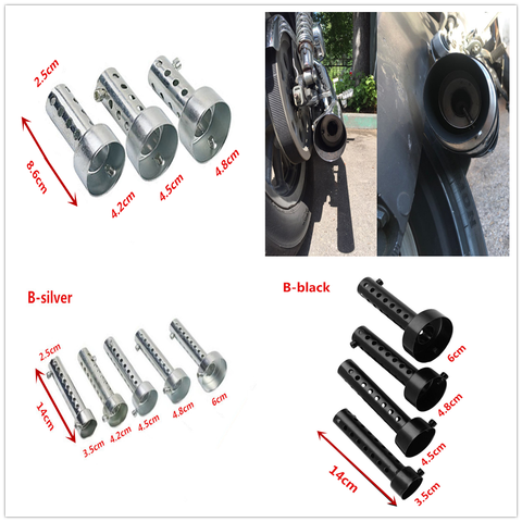 Motorcycle Exhaust Muffler DB Killer Silencer iron Eliminator for BMW K1200S K1300 S/R/GT S1000RR HONDA CBR125R CRF250R ► Photo 1/6