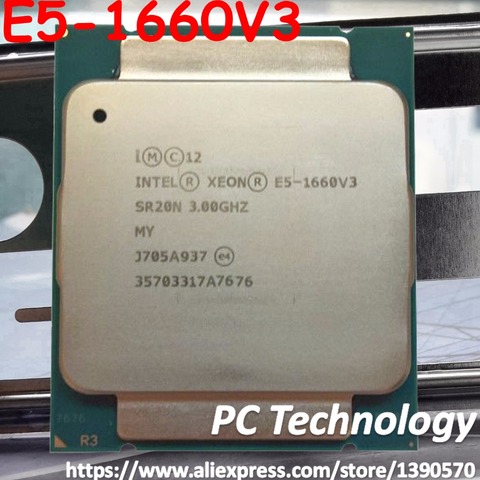 E5-1660V3 Original Intel Xeon QS Version E5 1660V3 3.0GHZ 8-Core 20MB SmartCache 140W E5 1660 V3 DDR4 1866MHz FCLGA2011-3 ► Photo 1/2