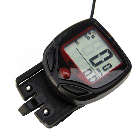 Waterproof 15 Function LCD Bike Bicycle Odometer Speedometer Cycling Speed Meter  new ► Photo 1/6