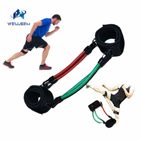 Wellsem Kinetic Speed Agility Training Leg Running Resistance Bands tubes Exercise For Athletes Football basketball players ► Photo 1/6