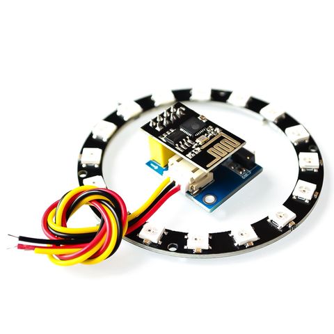 ESP8266 ESP-01 ESP-01S RGB LED Controller Module for Arduino IDE WS2812 Light Ring Smart Electronic DIY ► Photo 1/4