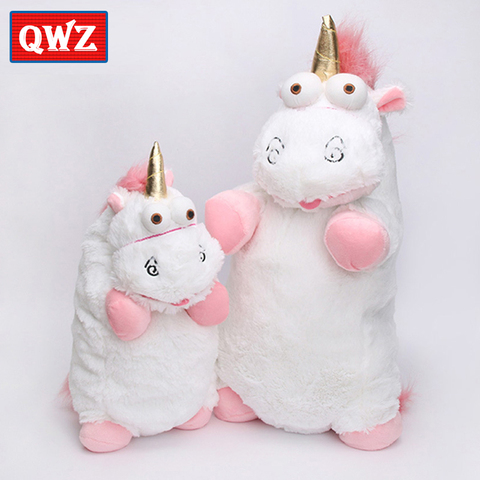 QWZ 56-15cm Fluffy Unicorn Plush Toy Soft Stuffed Animal Unicorn Plush Dolls Juguetes de Peluches Bebe For Kids Christmas Gifts ► Photo 1/6
